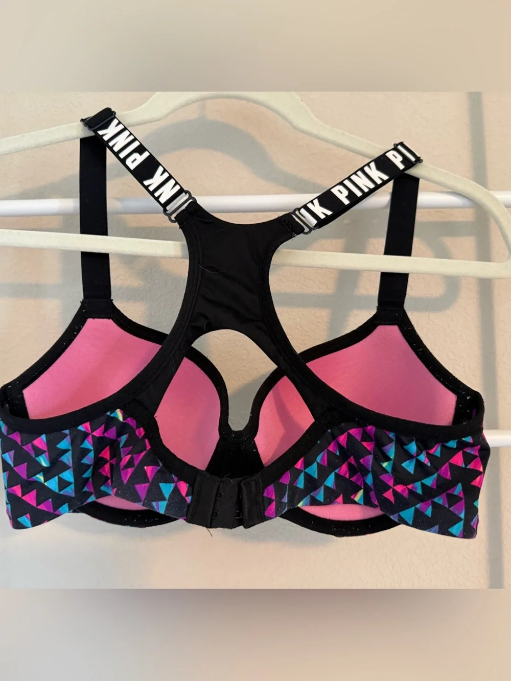 PINK Victoria's Secret Black Racerback Bra - Picture 3 of 3